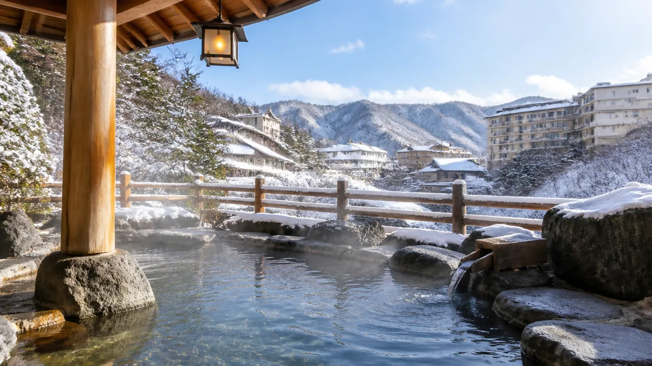 11月でも雪の心配が少ない温泉地7選!ノーマルタイヤで温泉旅行