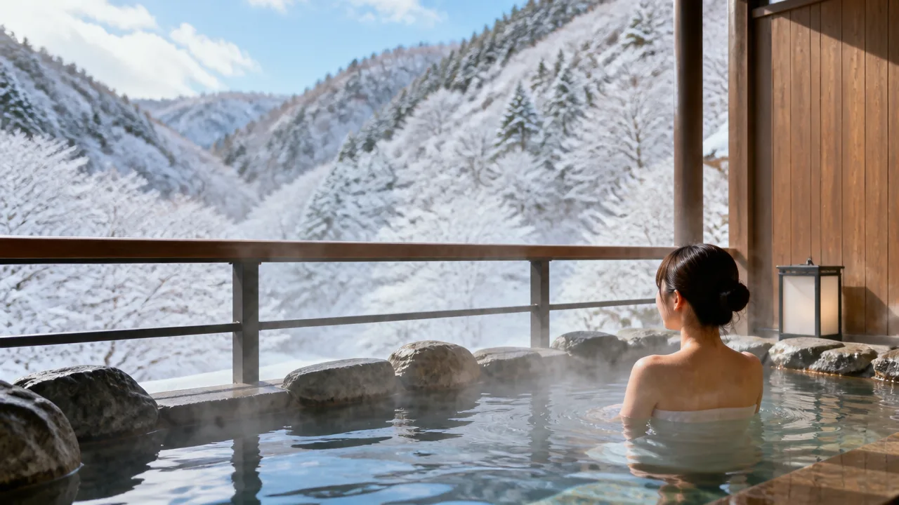 四万温泉で雪見露天風呂を満喫できる宿と冬旅の楽しみ方