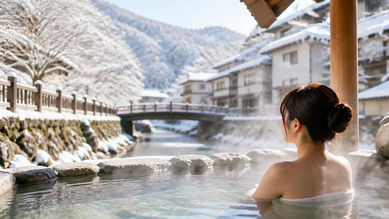 四万温泉で雪見露天風呂を満喫できる宿と冬旅の楽しみ方